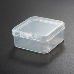 Square Transparent Plastic Jewelry Packaging Box--4.5CM