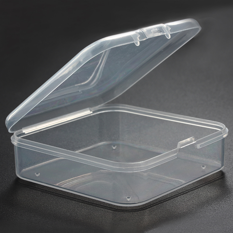 Square Transparent Plastic Jewelry Packaging Box--5.5CM