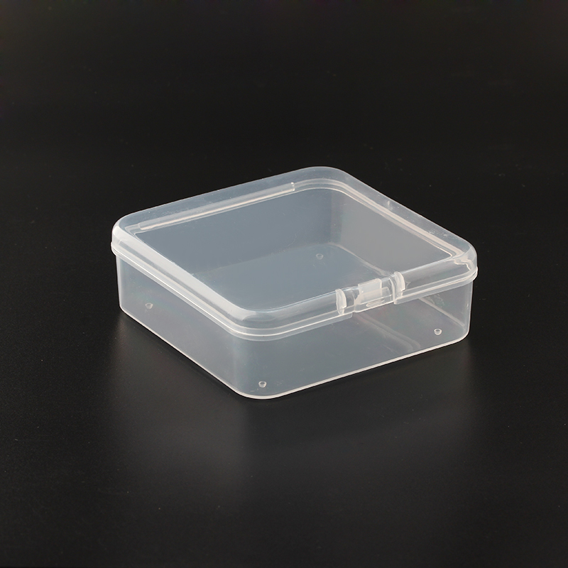 Square Transparent Plastic Jewelry Packaging Box--6.5CM