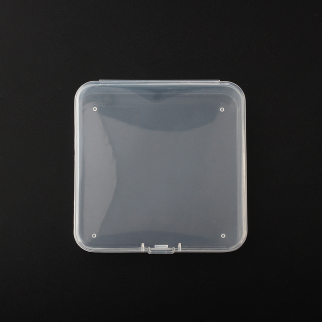 Square Transparent Plastic Jewelry Packaging Box--6.5CM