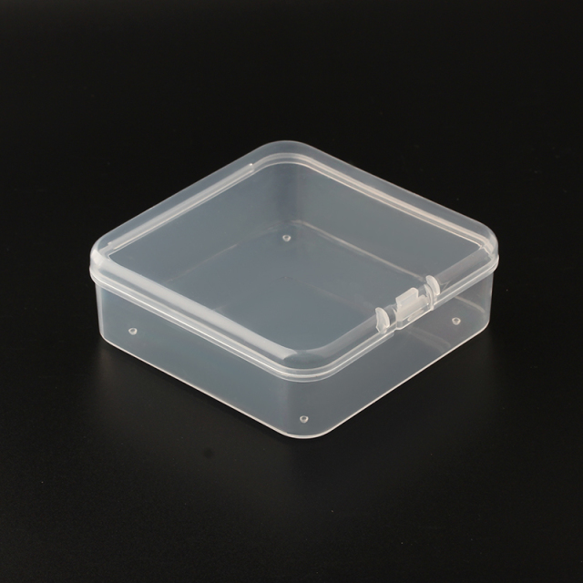 Square Transparent Plastic Jewelry Packaging Box--7.5CM