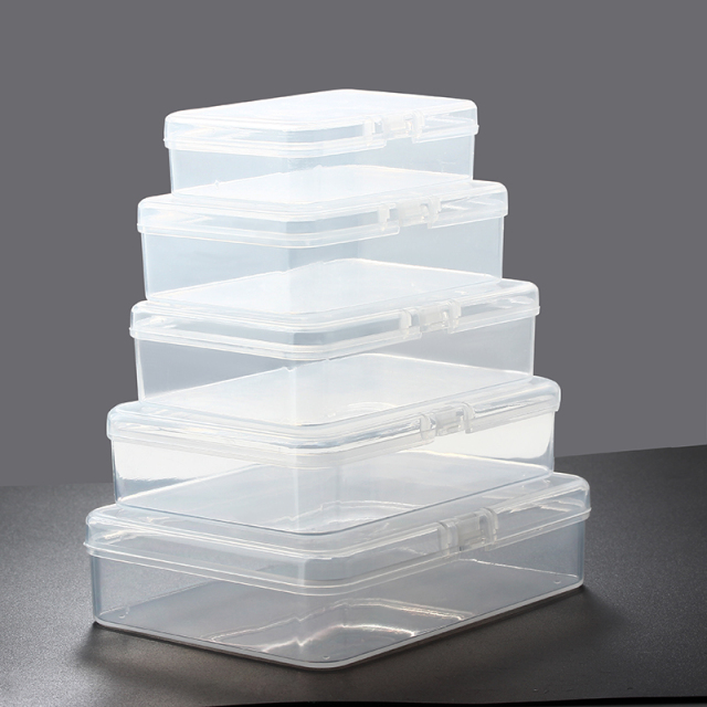 Square Transparent Plastic Jewelry Packaging Box--8.5CM