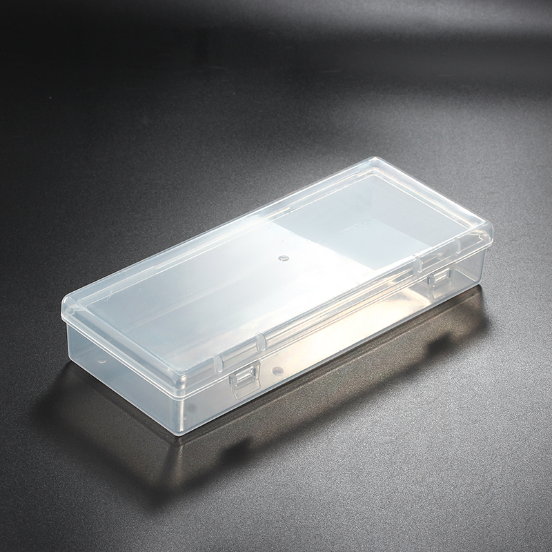 Rectangular Transparent Plastic Jewelry Packaging Box
