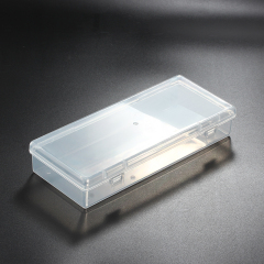 Rectangular Transparent Plastic Jewelry Packaging Box