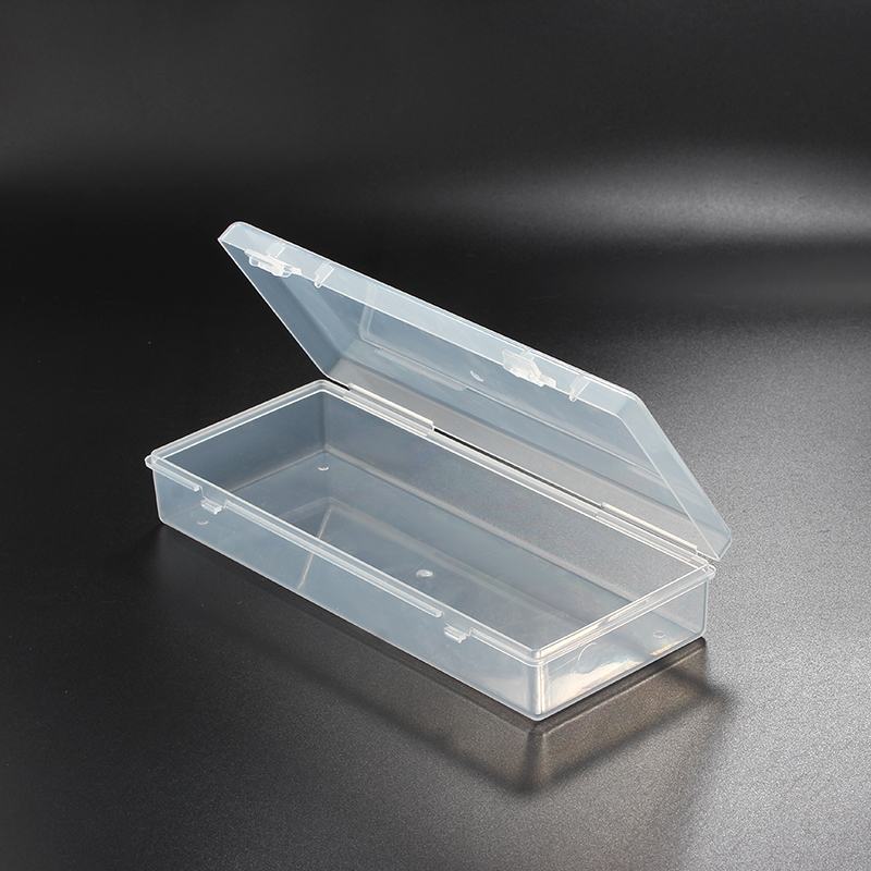 Rectangular Transparent Plastic Jewelry Packaging Box