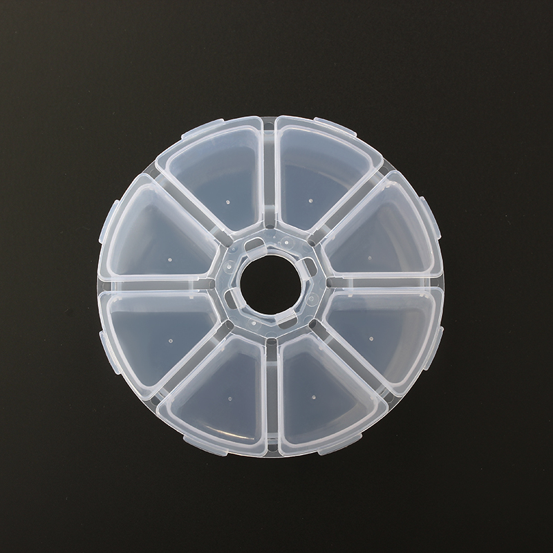 Round Transparent Plastic Jewelry Packaging Box