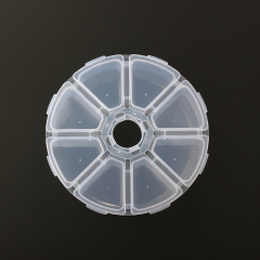 Round Transparent Plastic Jewelry Packaging Box