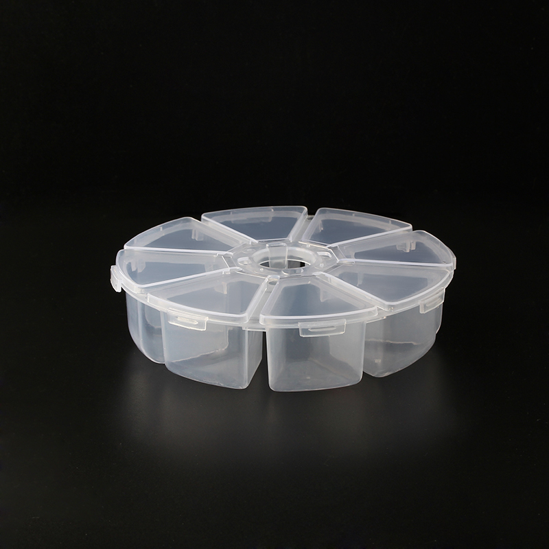 Round Transparent Plastic Jewelry Packaging Box