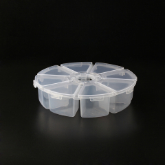 Round Transparent Plastic Jewelry Packaging Box