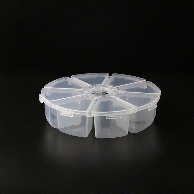 Round Transparent Plastic Jewelry Packaging Box