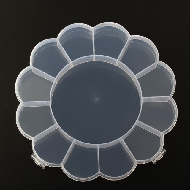 Flower Transparent Plastic Jewelry Packaging Box