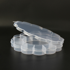 Flower Transparent Plastic Jewelry Packaging Box