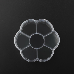 Flower Transparent Plastic Jewelry Packaging Box