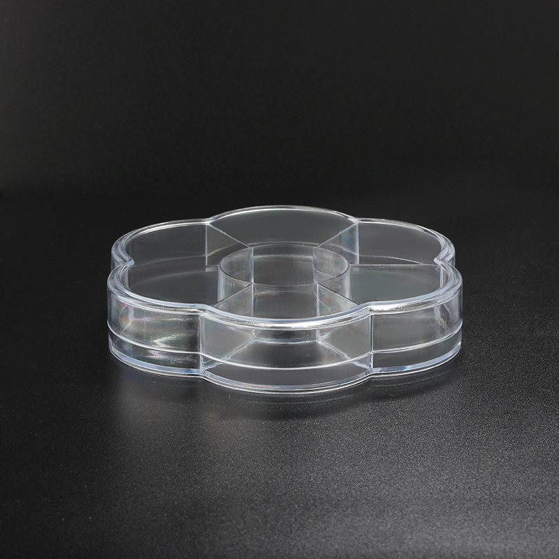 Flower Transparent Plastic Jewelry Packaging Box