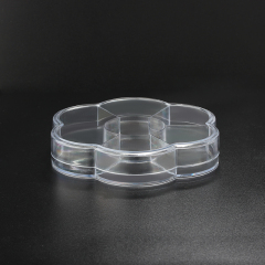 Flower Transparent Plastic Jewelry Packaging Box