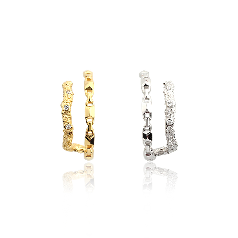 925 Sterling Silver Hammered Stud Earrings