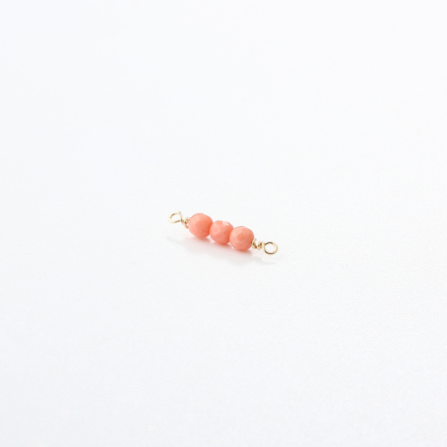 14K Gold Filled Pink Opal Permanent Jewelry Connector Links