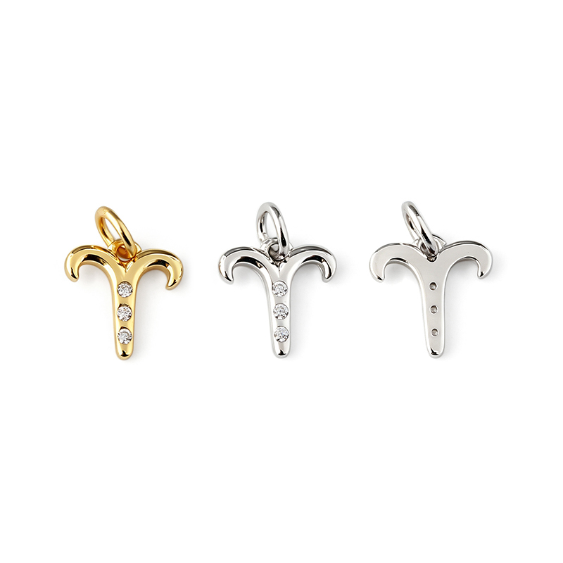 925 Sterling Silver 12 Constellation Zodiac Sign Pendant