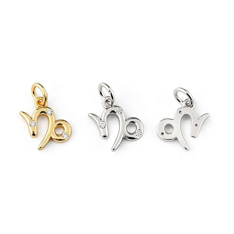 925 Sterling Silver 12 Constellation Zodiac Sign Pendant