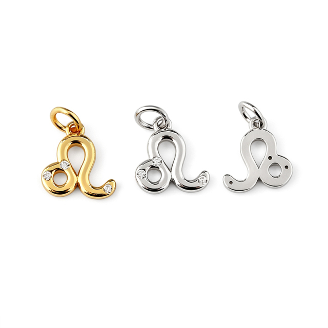 925 Sterling Silver 12 Constellation Zodiac Sign Pendant