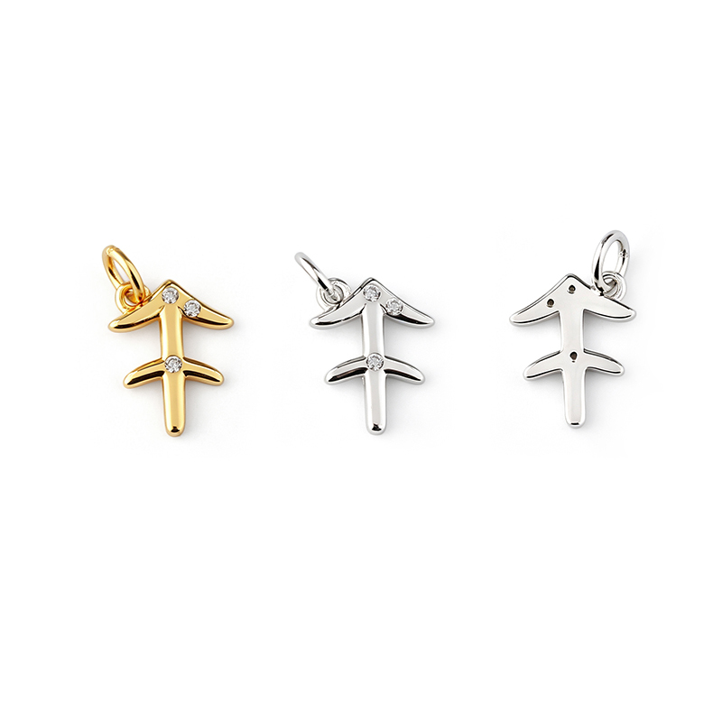 925 Sterling Silver 12 Constellation Zodiac Sign Pendant