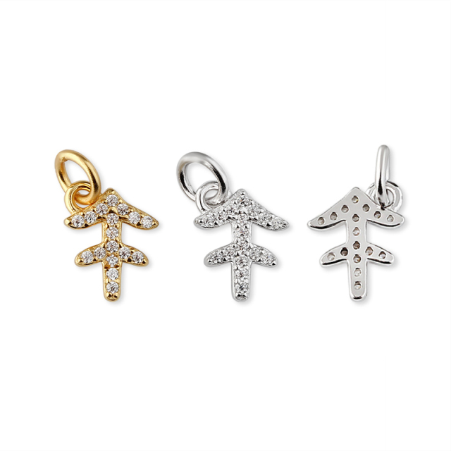 925 Sterling Silver 12 Constellation Zodiac Sign Pendant