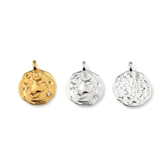 925 Sterling Silver 12 Constellation Zodiac Sign Pendant