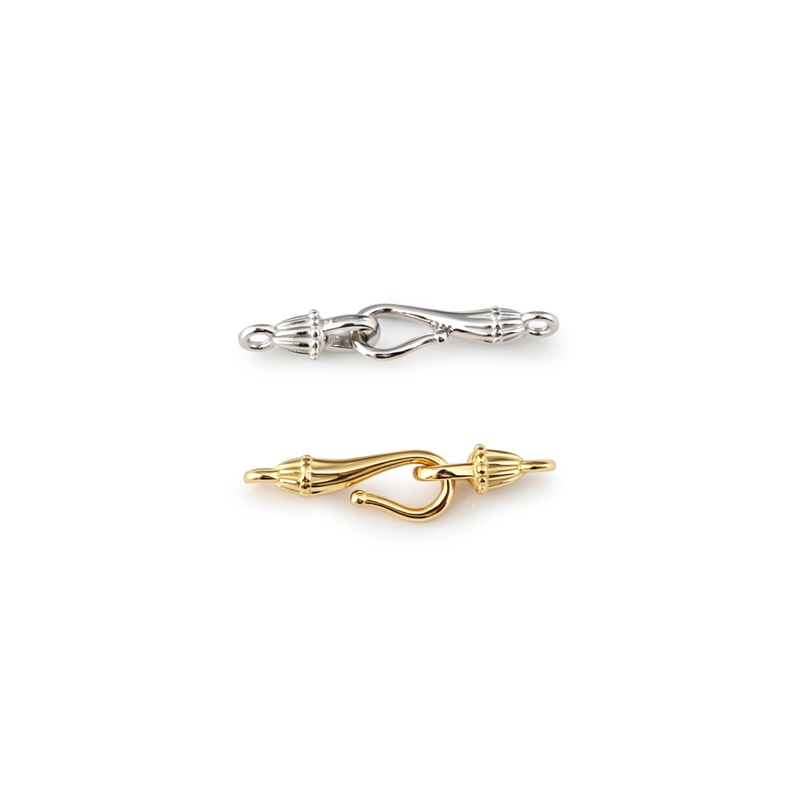 925 Sterling Silver Vintage Hook and Eye Clasp