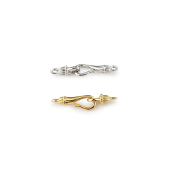 925 Sterling Silver Vintage Hook and Eye Clasp