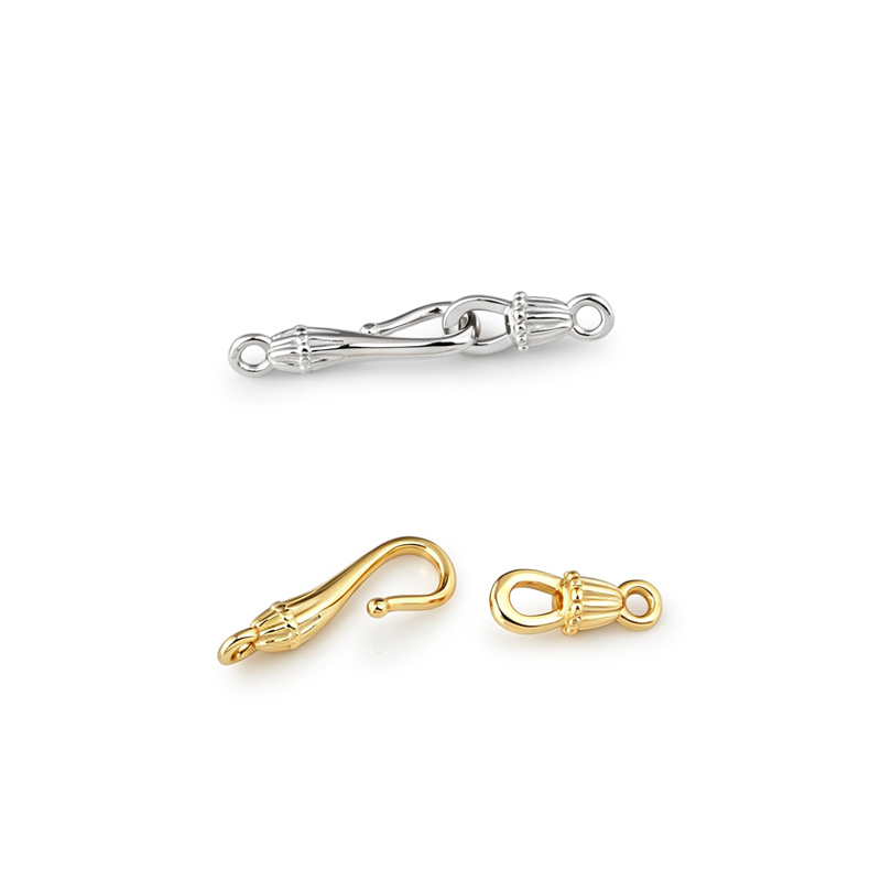 925 Sterling Silver Vintage Hook and Eye Clasp
