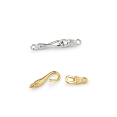 925 Sterling Silver Vintage Hook and Eye Clasp