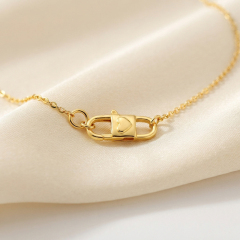 925 Sterling Silver Embossed Heart Double End Lobster Clasp