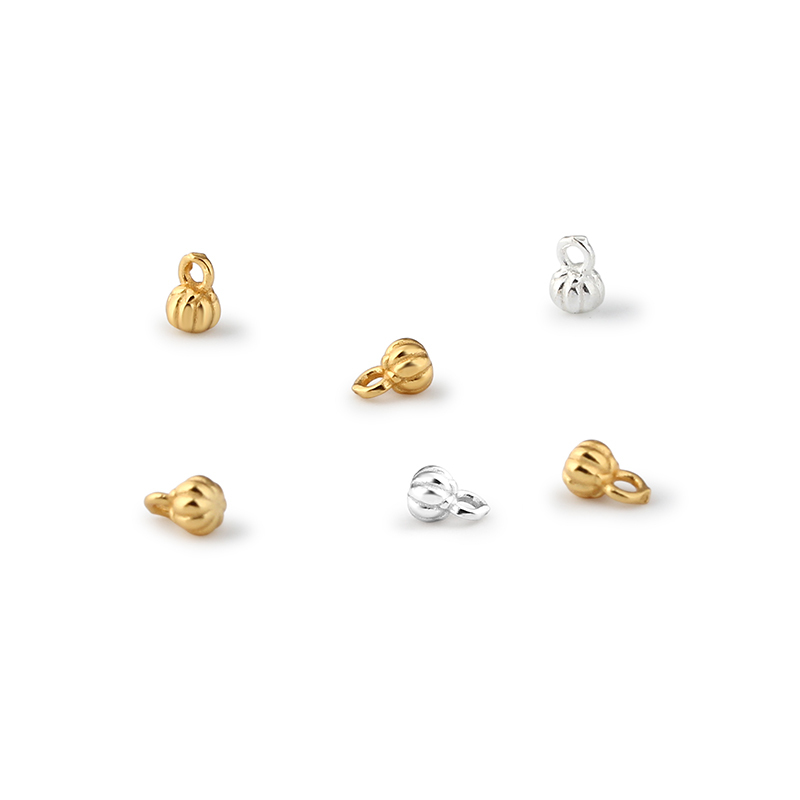 925 Sterling Silver Pumpkin Charm