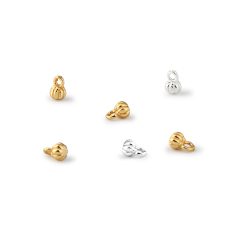 925 Sterling Silver Pumpkin Charm