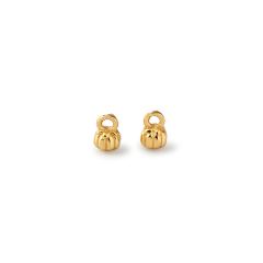 925 Sterling Silver Pumpkin Charm