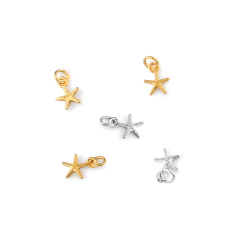 925 Sterling Silver Starfish Charm