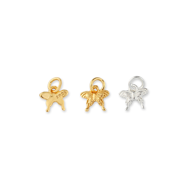 925 Sterling Silver Butterfly Charm