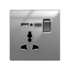 GUWIFE S8 Grey Glass Switch Series
