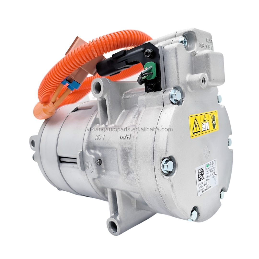 New A/C HES33 Compressor for Tesla MODEL S MODEL X OEM 1063369-00-F, Yixiang Factory Direct Sales, One-year Warranty