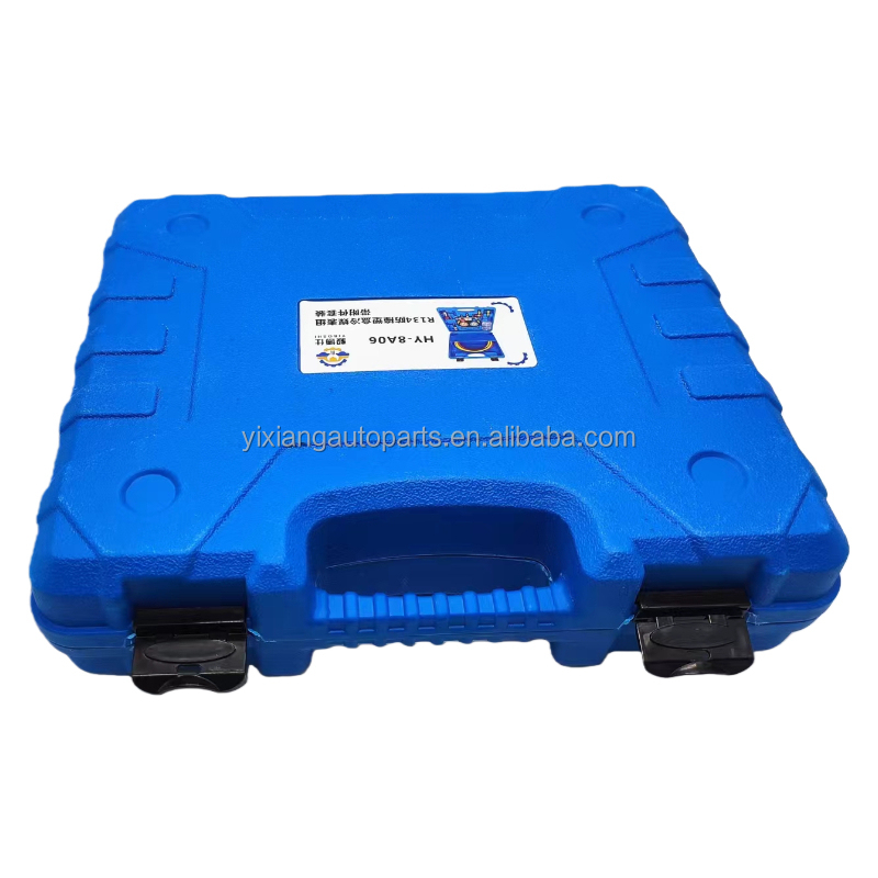 New Auto Air Conditioner Refrigerant Filling Tool R134a Air Conditioning System Leakage Connector Detection Fluoridation Table