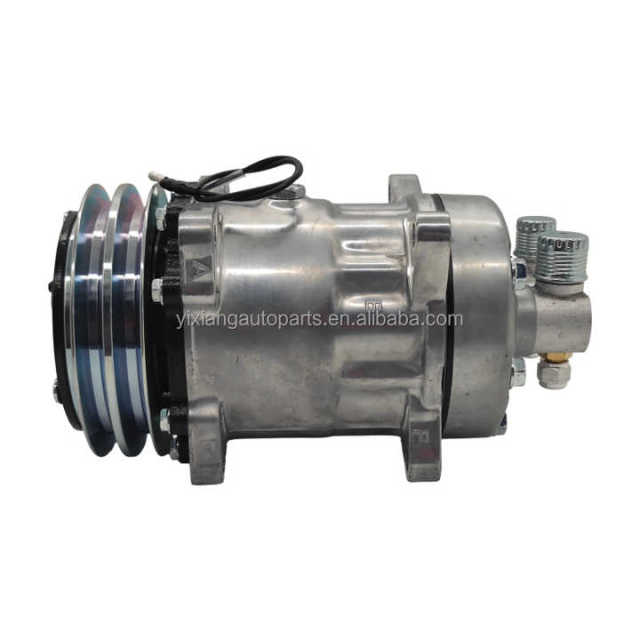 Auto 709 AC Compressor SD7H15 for 709 2A 12V 8 Pin Rear Switch with Screw Compressor air Conditioner Compressor