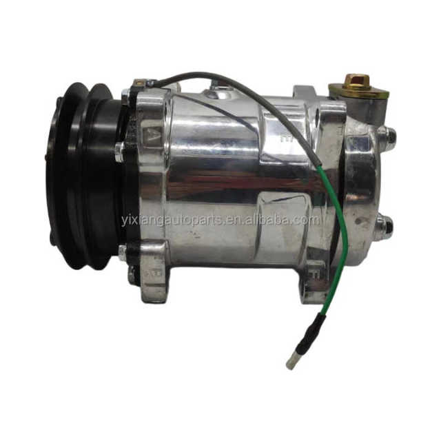 New Auto Car AC Compressor 508-Single B-24V DC SD5H14 for SANDEN Universal Ac Compressor Excavator Truck Air Compressor