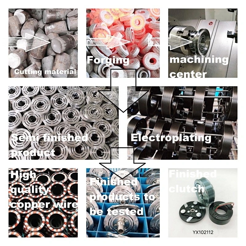 PV6 6SBU16 97701-1G010 11270-24600 I55022 AC Compressor for Kia Rio Hyundai Accent