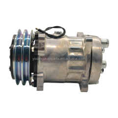 High Quality New Auto Car AC Compressor 709-2A-12V 24V DC SD7H15 for SANDEN Universal Excavator Truck Air Compressor