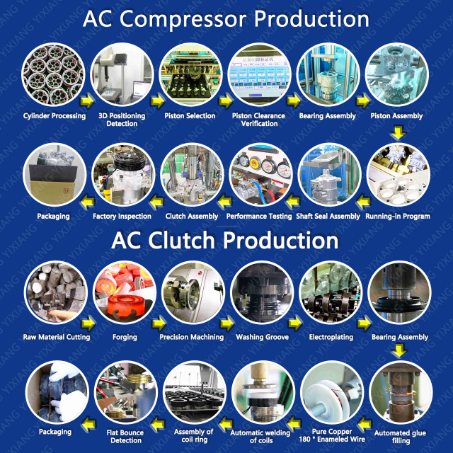 New YIXIANG Applicable V5 Chevrolet Kalos/Lacetti/Optra Saloon Compressor Car Air Conditioner 96246405 95234615 1135283 CO11027C