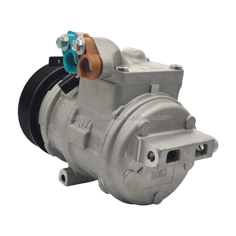 New AC Compressor 7PK 125MM Three - Foot 10PA17C AC Compressor for Hyundai & Kia Borrego - OEM 977012J000 97701 - 2J000