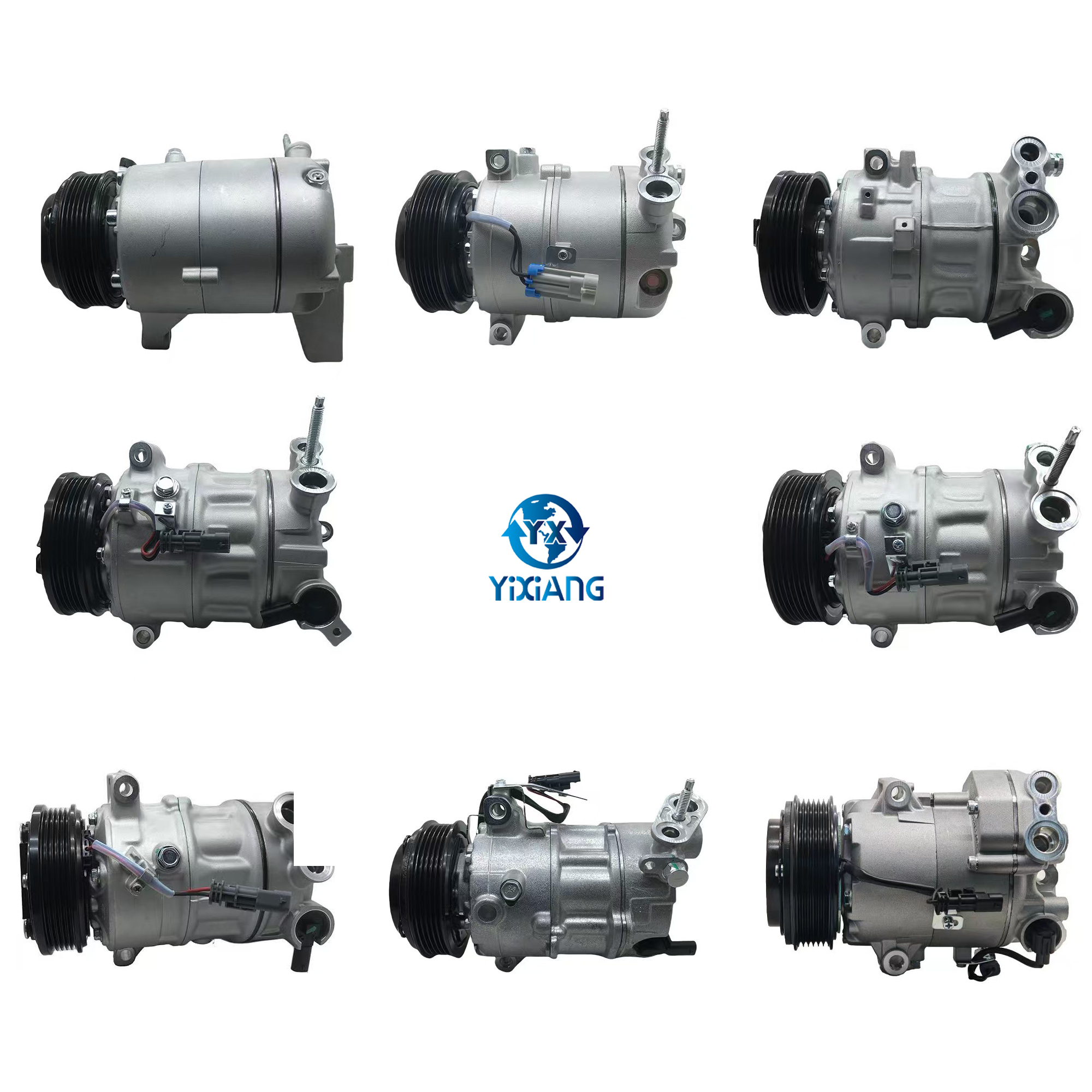 New 6CA17C 6PK 12V AC Air Compressor for Mercedes-Benz C-Class Estate 1996-2001 (OE 447200-9051 447100-2484)