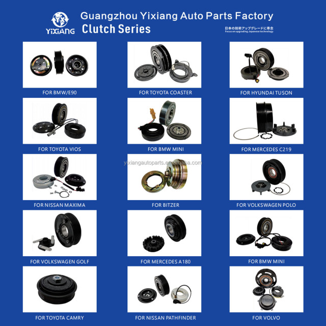 508 6PK 174MM 24V AC Compressor Clutch - Direct Replacement for SD508, Fits Heavy-Duty Trucks & Commercial Vehicles