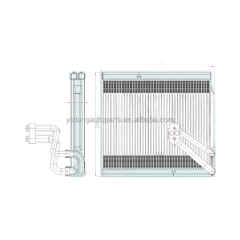Universal AC Evaporator for Kia KX3 / Hyundai Ix25 / Sonata | OE 97139-A5000 (KX3/ix25); 97139-3X000 (Sonata)