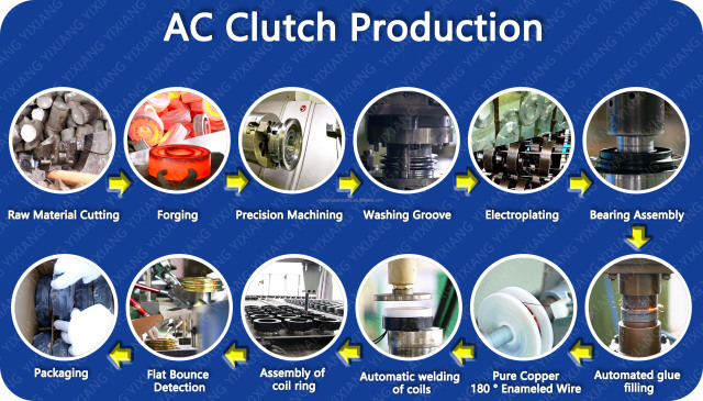 CE-Certified Auto AC Compressor Clutch for Toyota 10PA Camry 2.4-7PK Factory Direct Sales, 1year Warranty